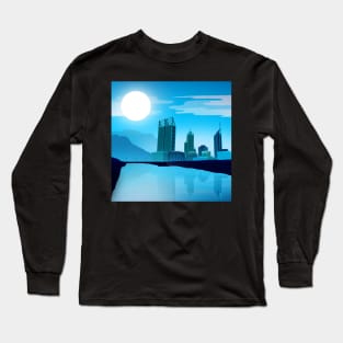 Perth Daytime Skyline Long Sleeve T-Shirt